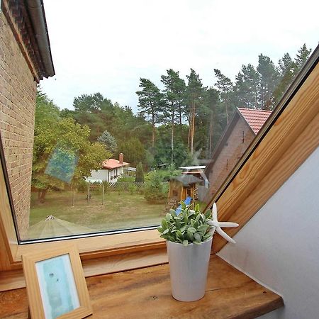 Ferienwohnung Im Forsthaus Am See Schwarz Bagian luar foto